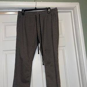 PAC sun plaid brown/gray pants